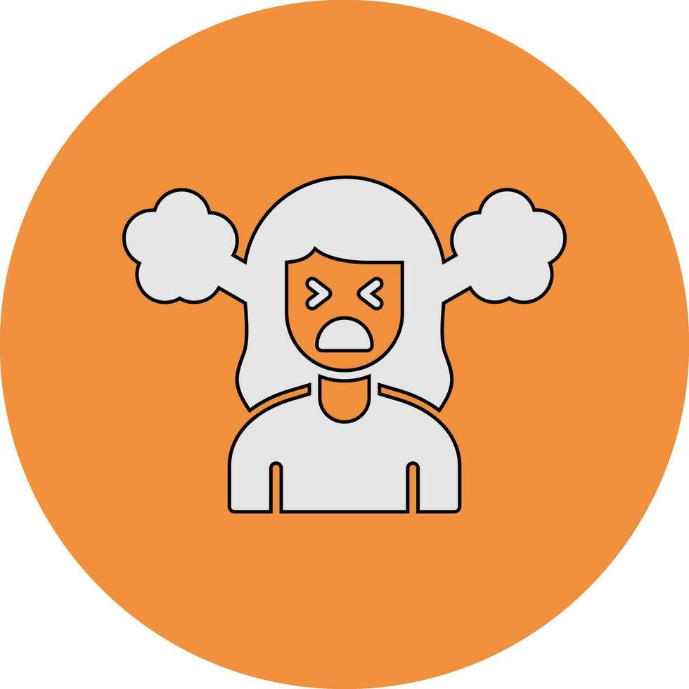 Angry Vector Icon