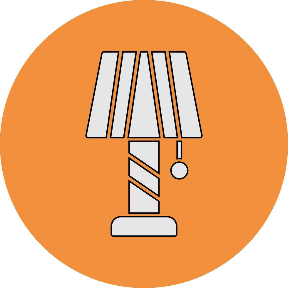 Desk Lamp Vector Icon