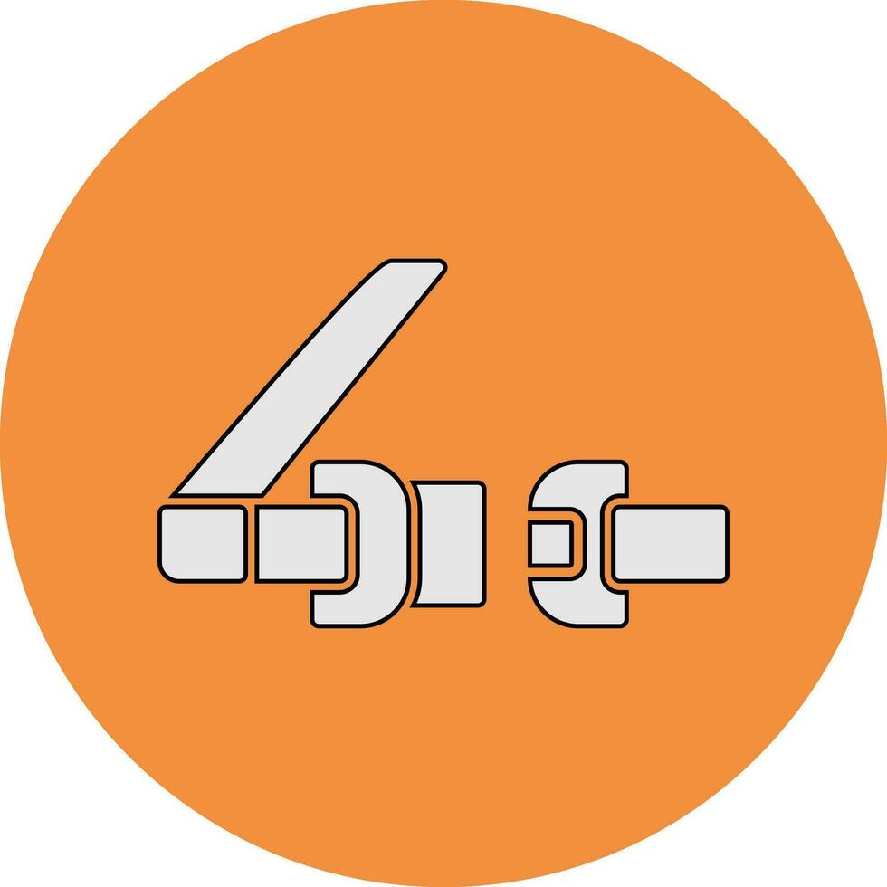 Safety Belt Vector Icon