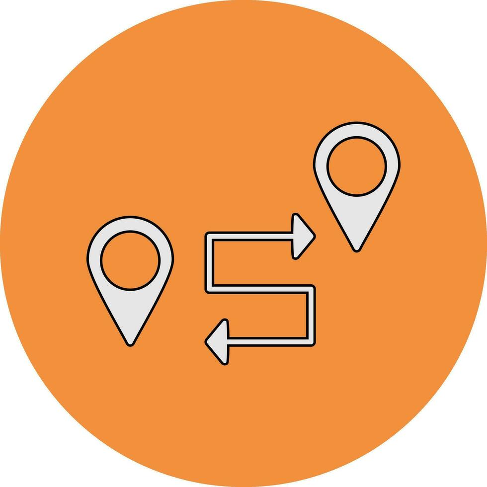 Route Vector Icon