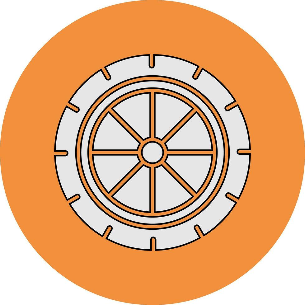 Wheel Vector Icon