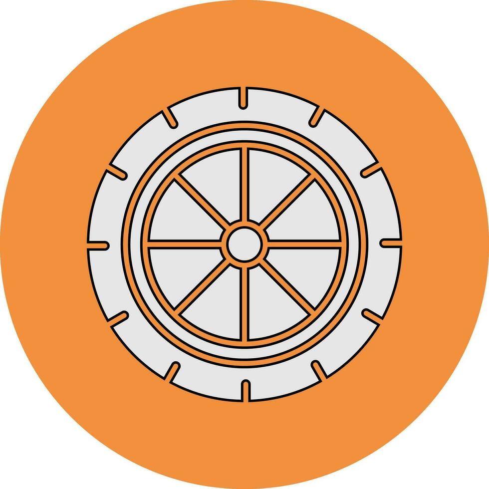 Wheel Vector Icon