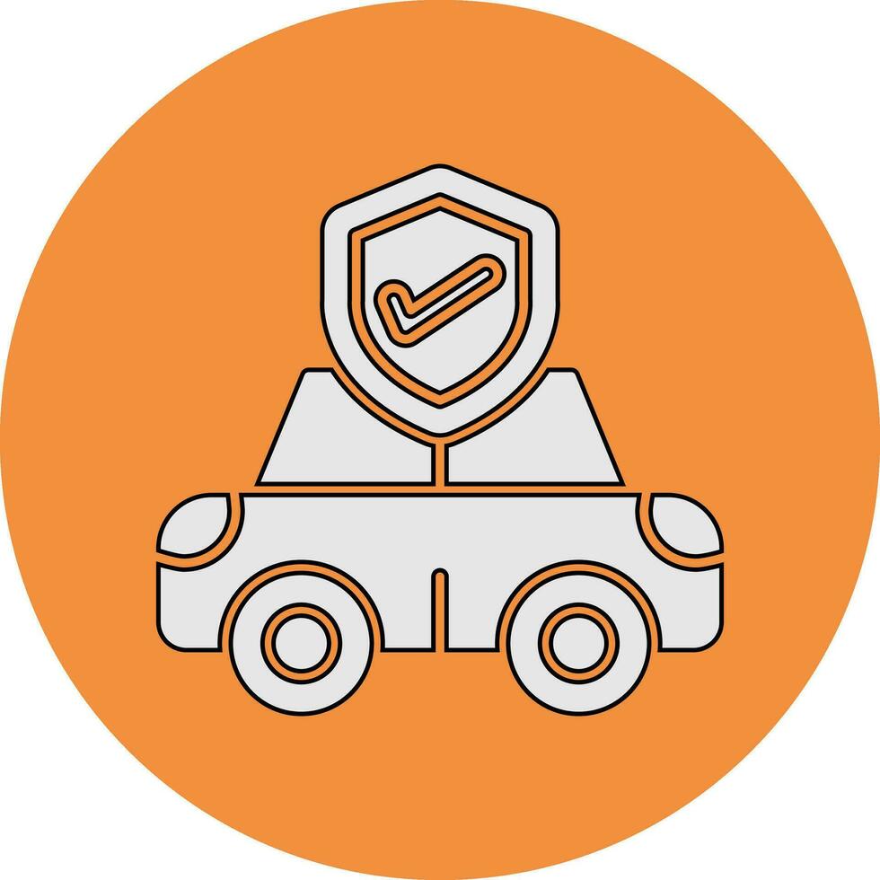 Car Insurance Vector Icon