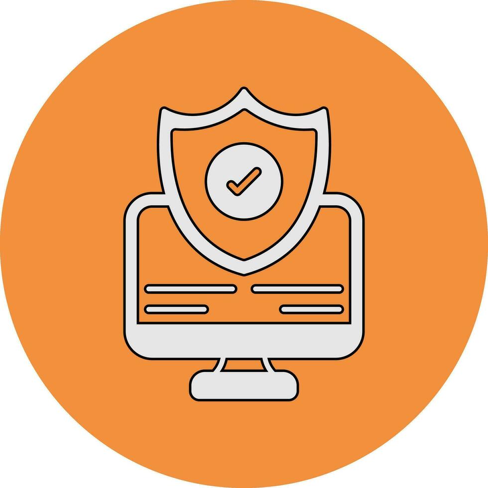 icono de vector de seguridad