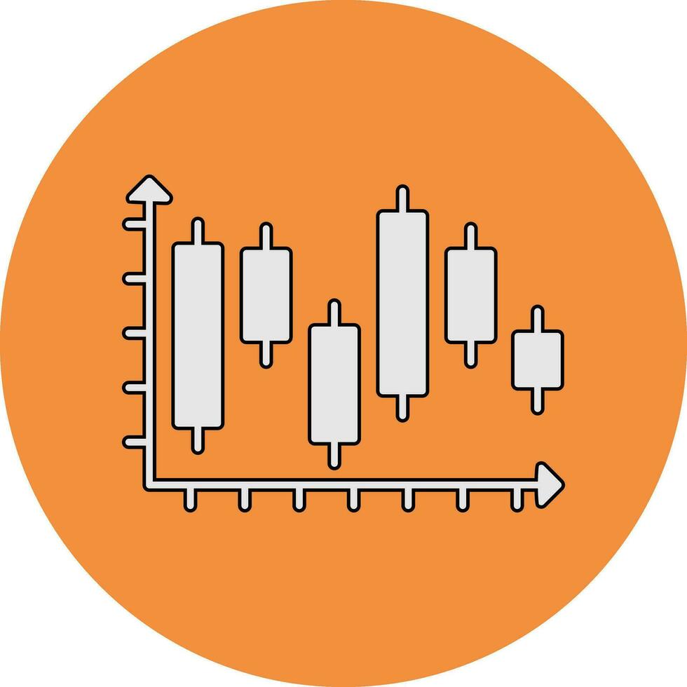 Japanese Candlestick Vector Icon