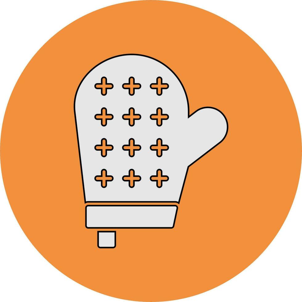 Oven Glove Vector Icon