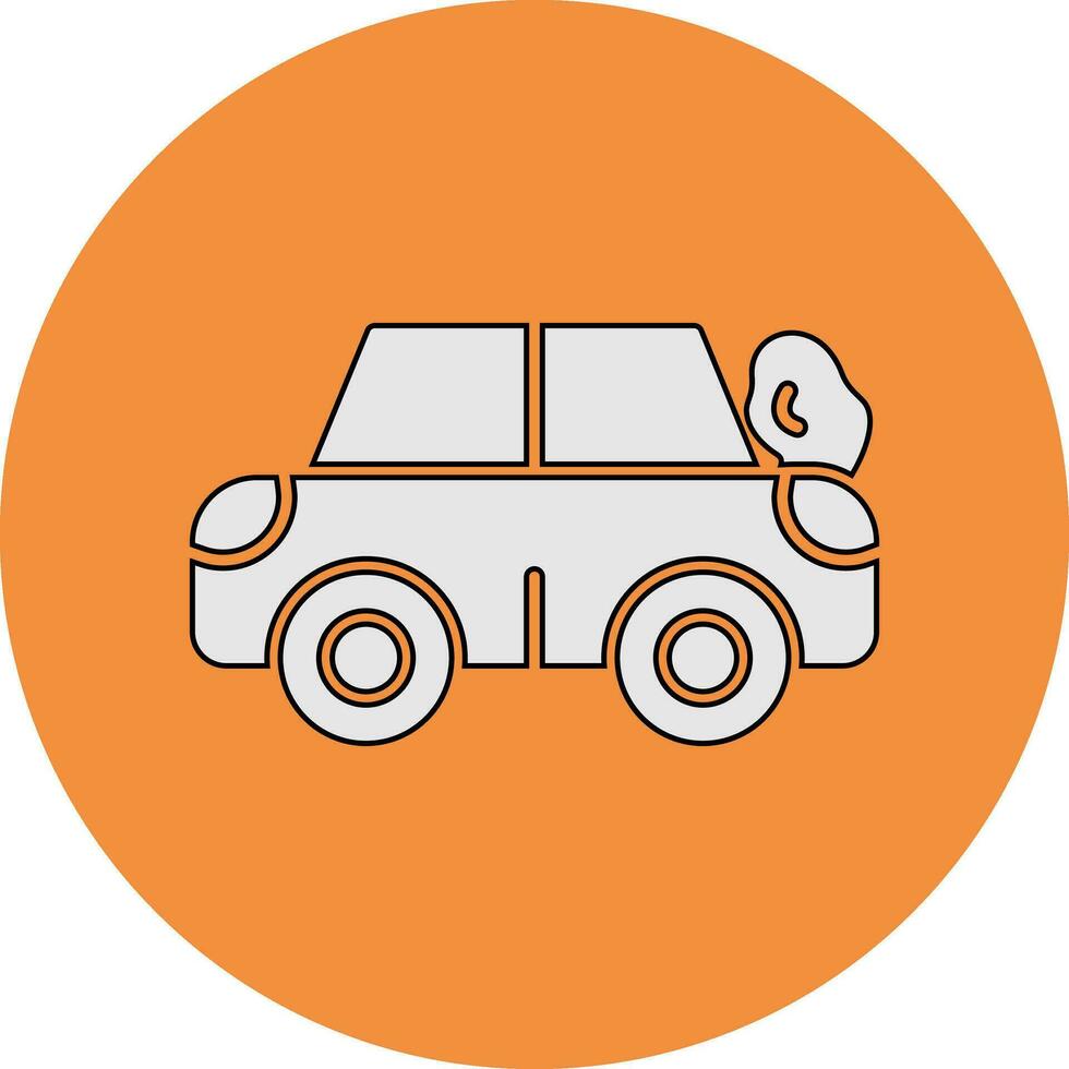 Broken Car Vector Icon