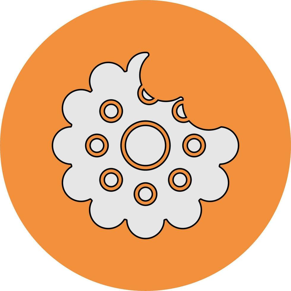Biscuit Vector Icon