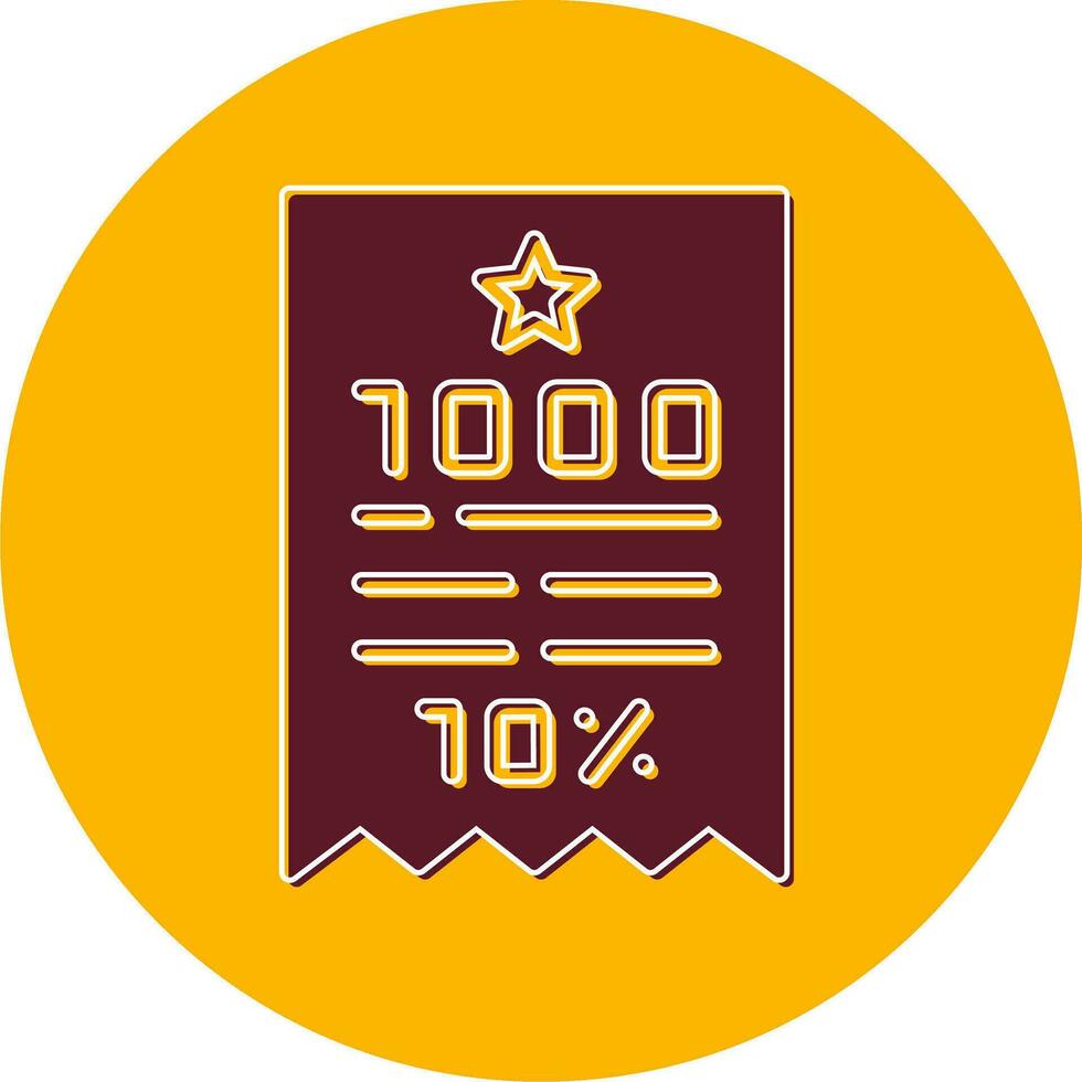 Bill Vector Icon