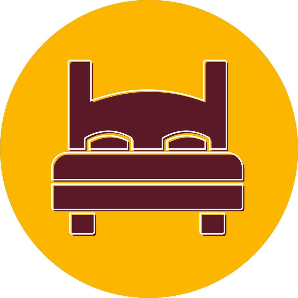 Double Bed Vector Icon