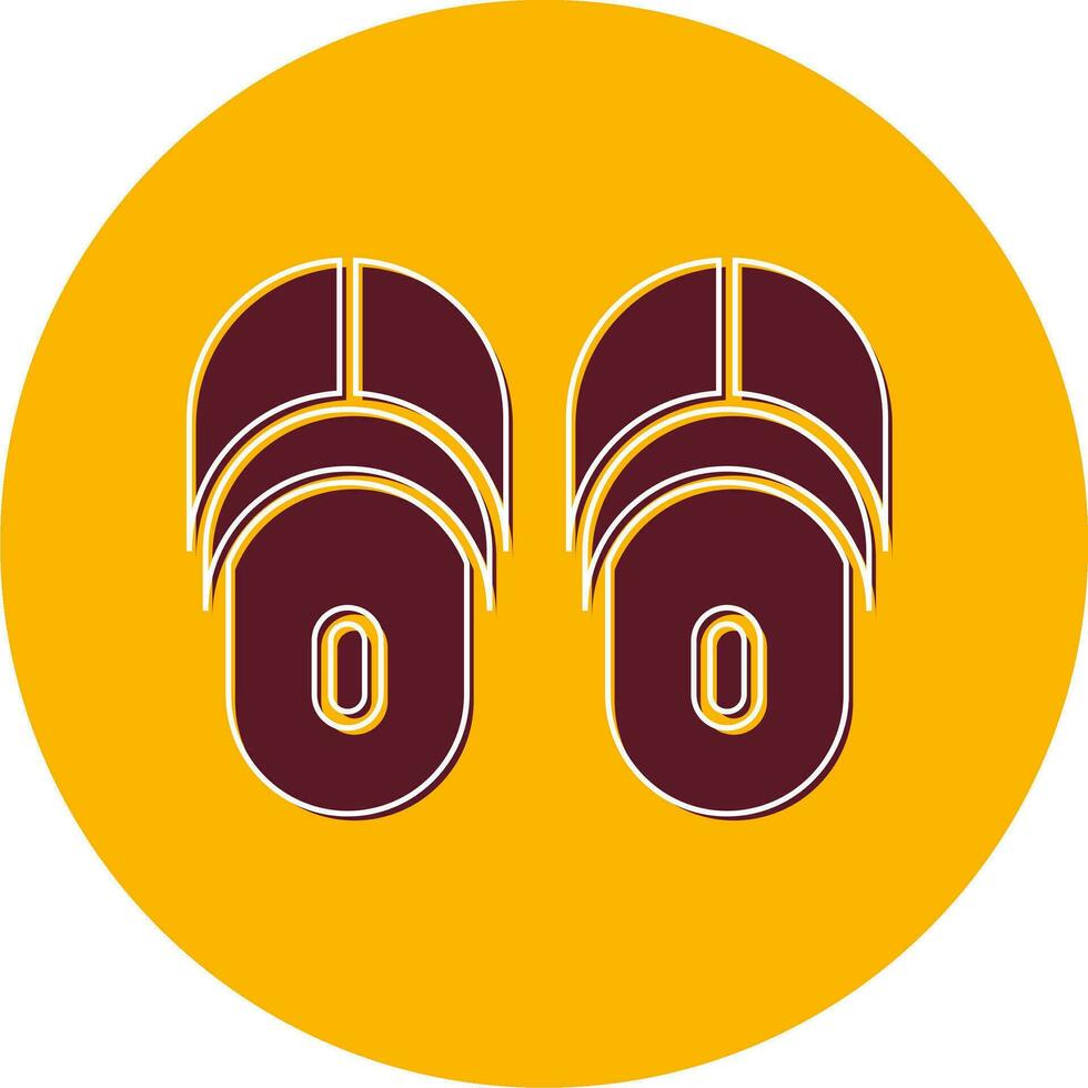 Slippers Vector Icon