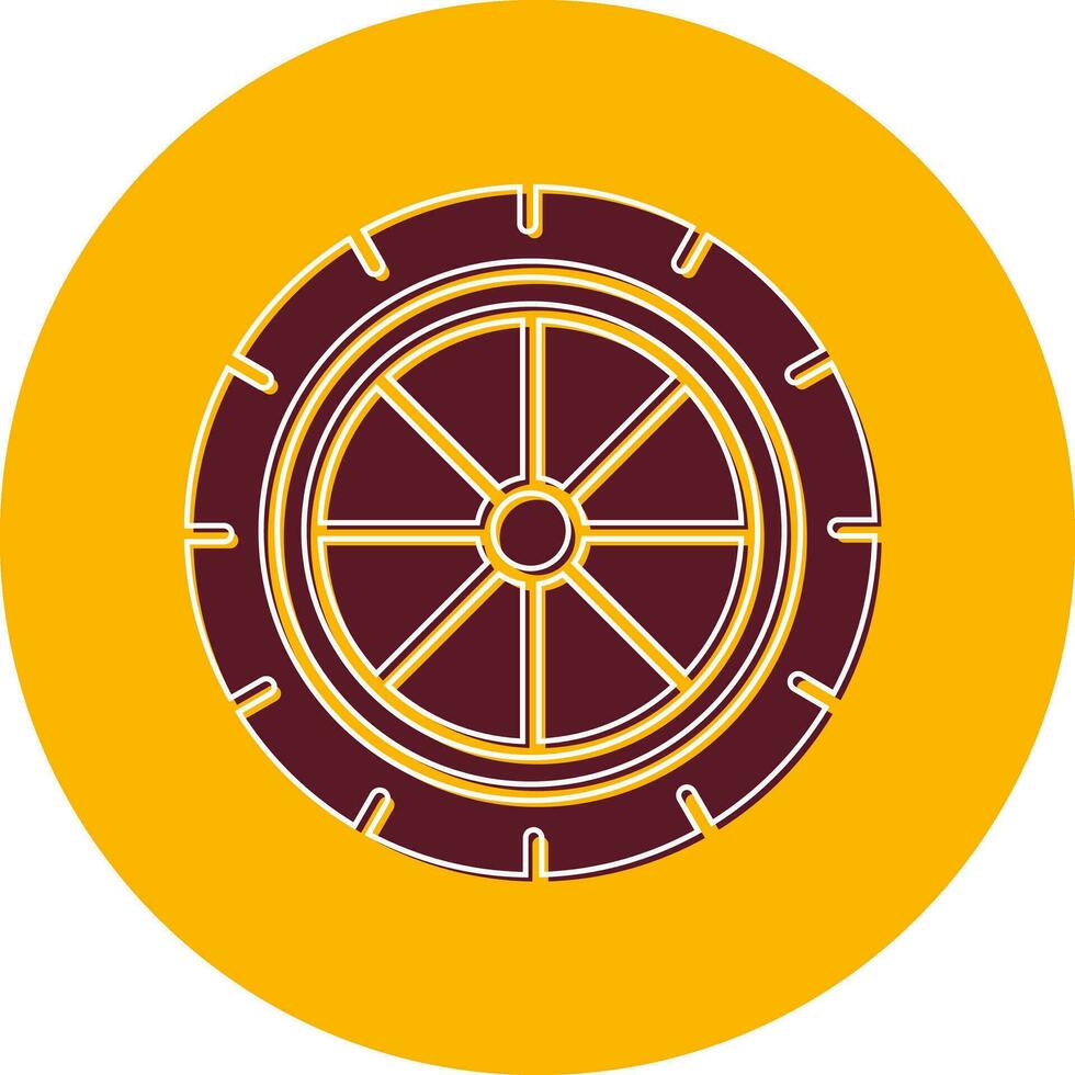 Wheel Vector Icon