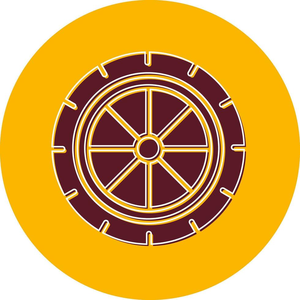 Wheel Vector Icon