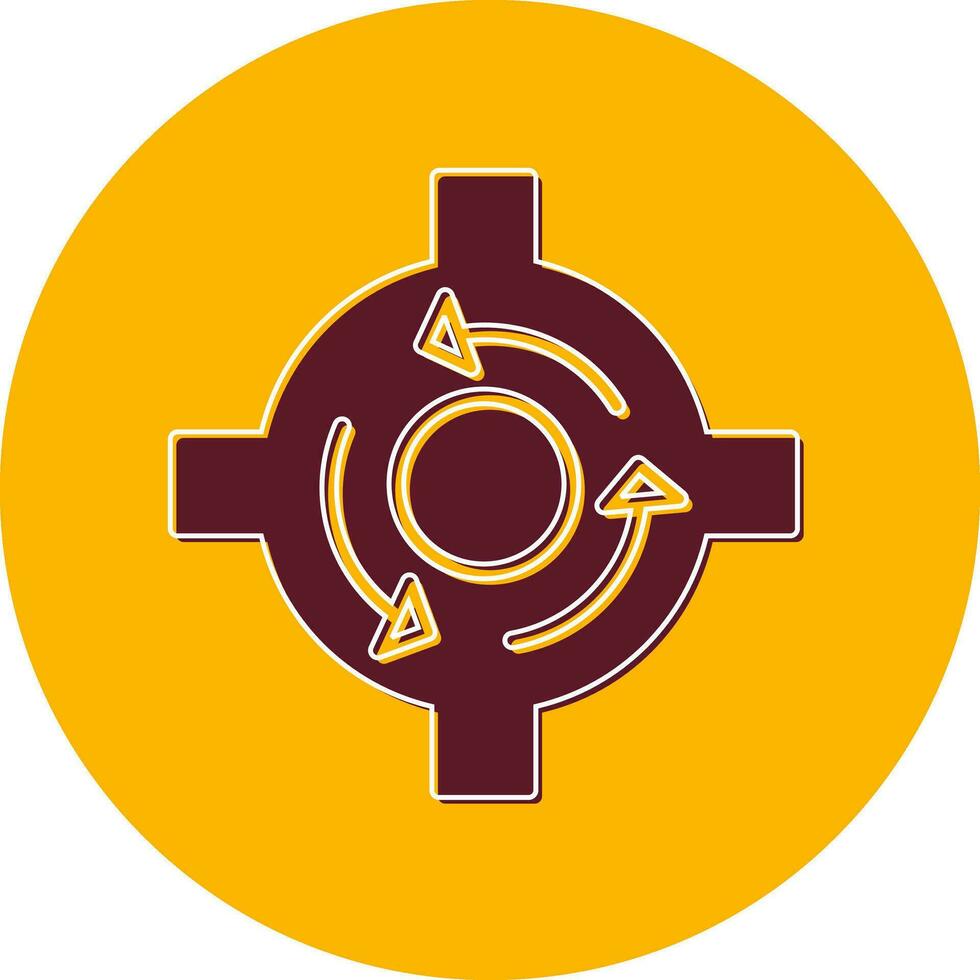 Roundabout Vector Icon