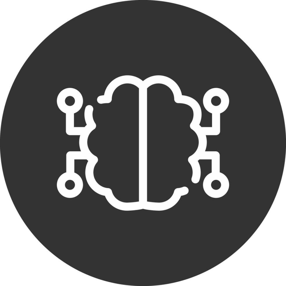 Neurons Circuit Creative Icon Design vector