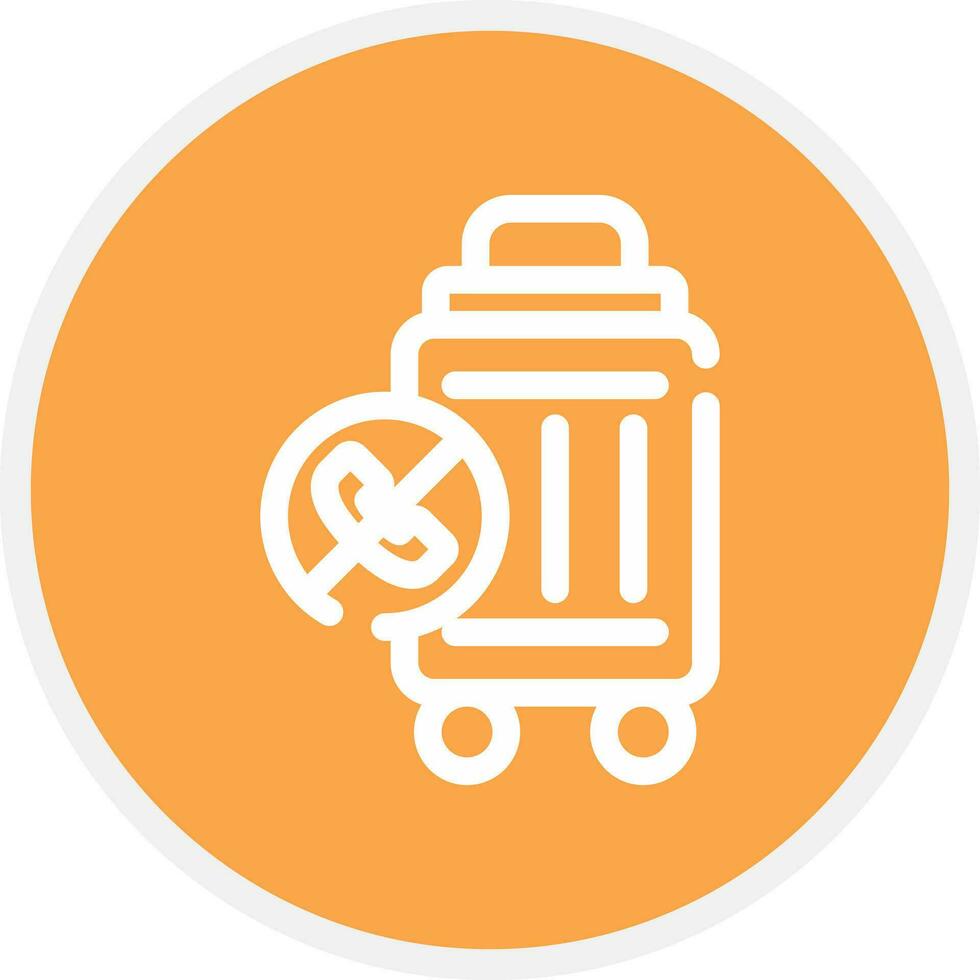 Contactless Travel Creative Icon Design vector