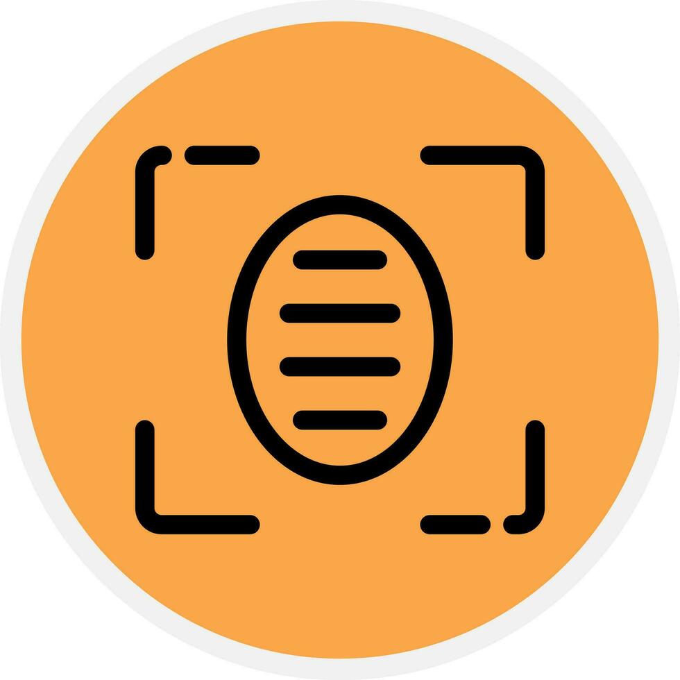 Biometrics Creative Icon Design vector