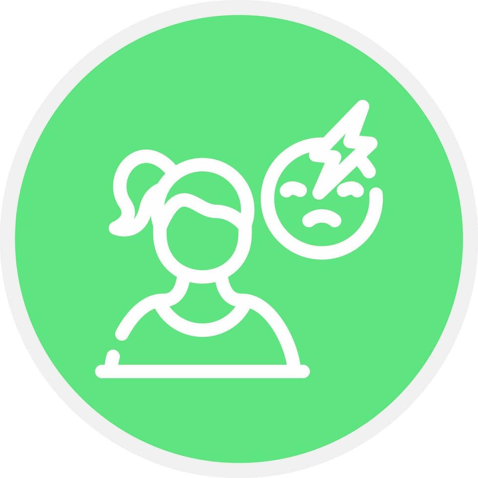 Emotional Abuse Creative Icon Design vector