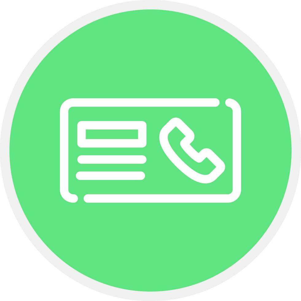 Minimal Contact Creative Icon Design vector