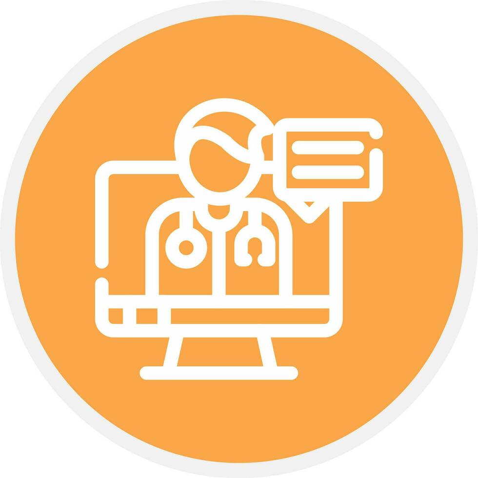 Telemedicine Creative Icon Design vector