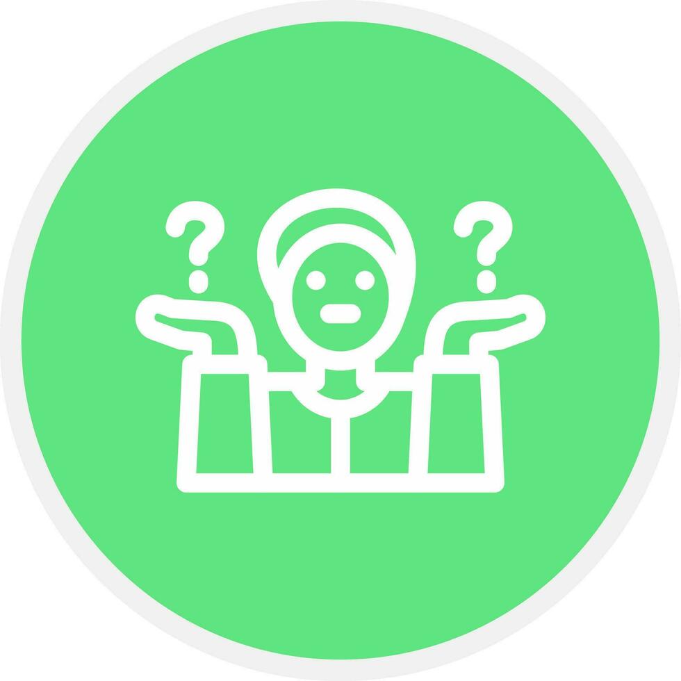 Shrug Creative Icon Design vector