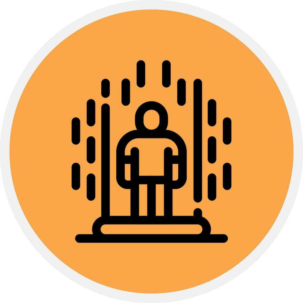 Teleportation Creative Icon Design vector