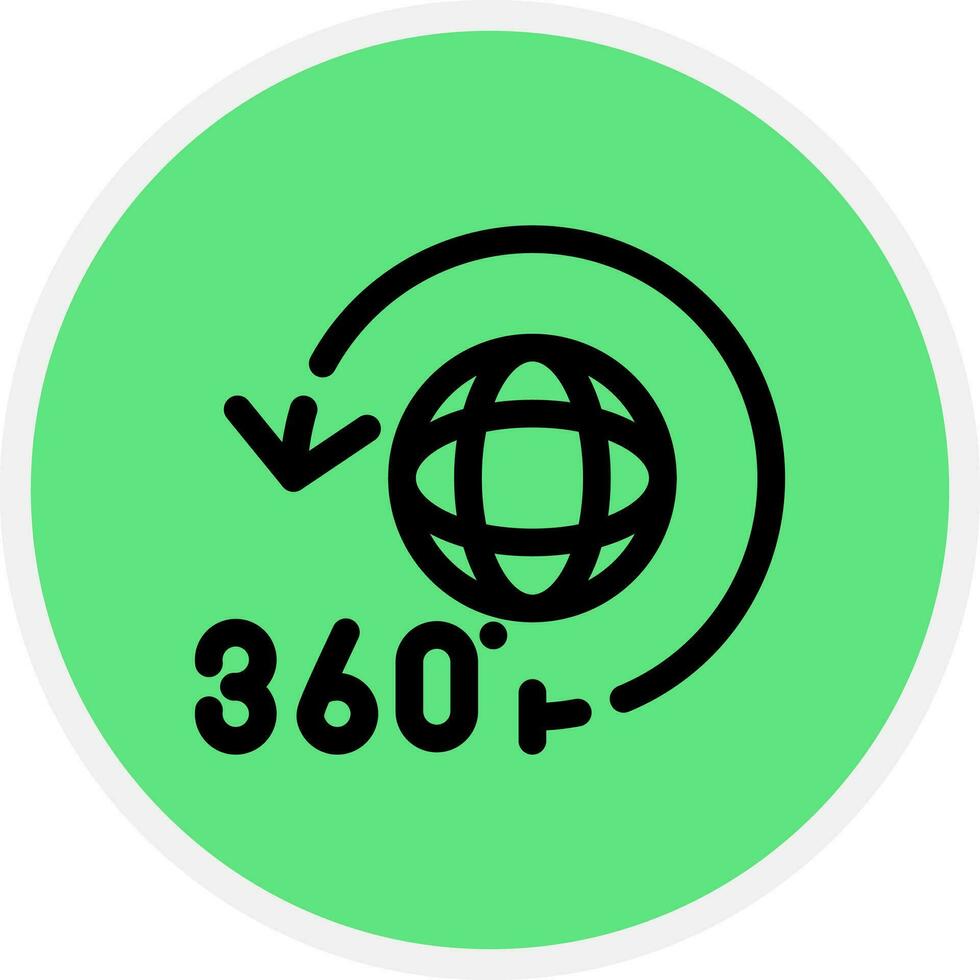 Virtual Tour Creative Icon Design vector