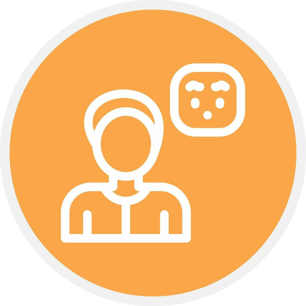 Amused Creative Icon Design vector