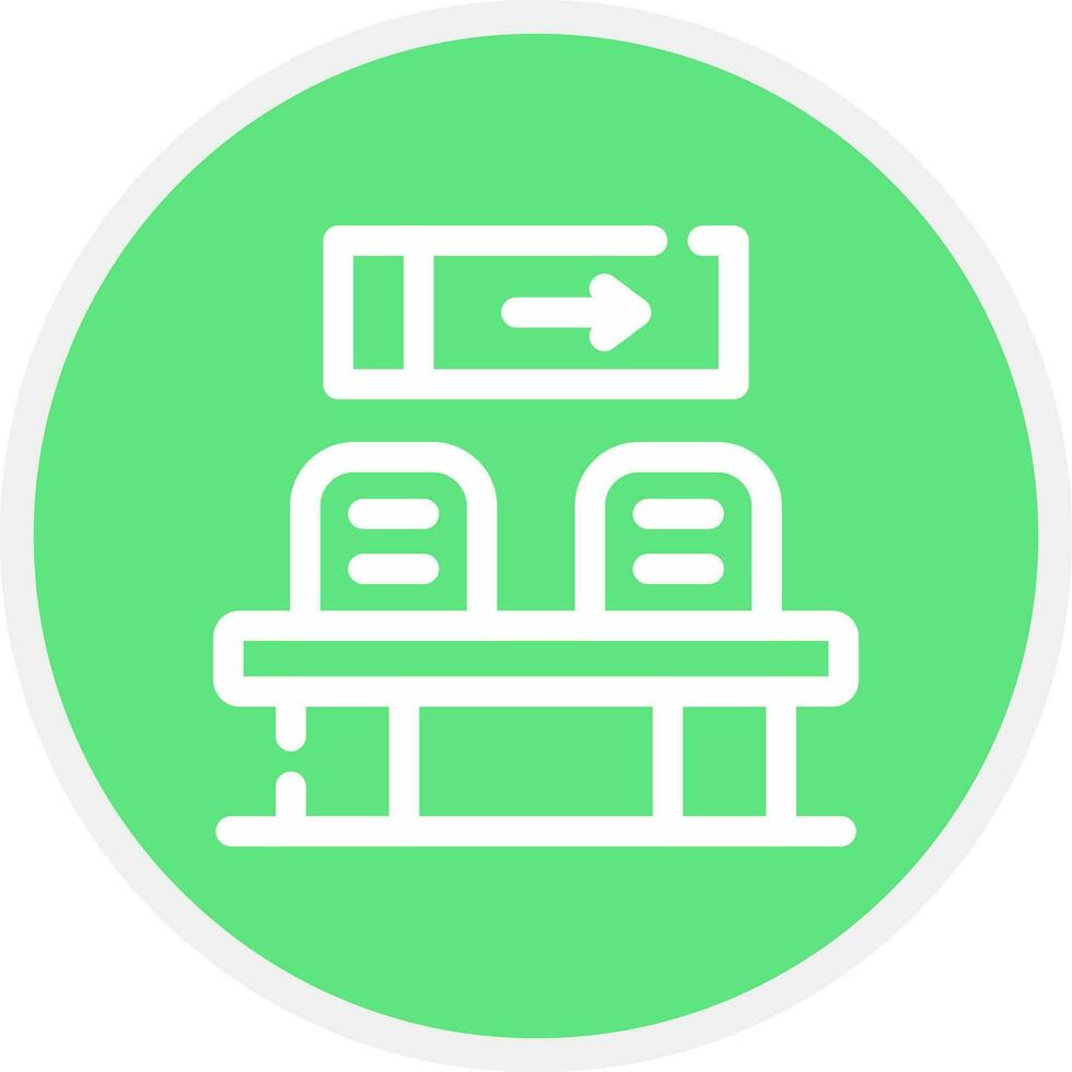 Waiting Room Creative Icon Design vector