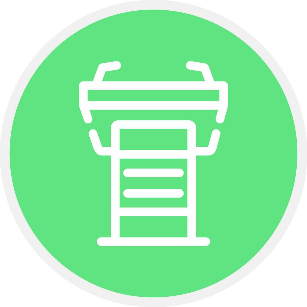 Tribune Creative Icon Design vector