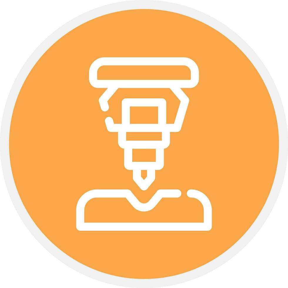 Drilling Machine Creative Icon Design vector
