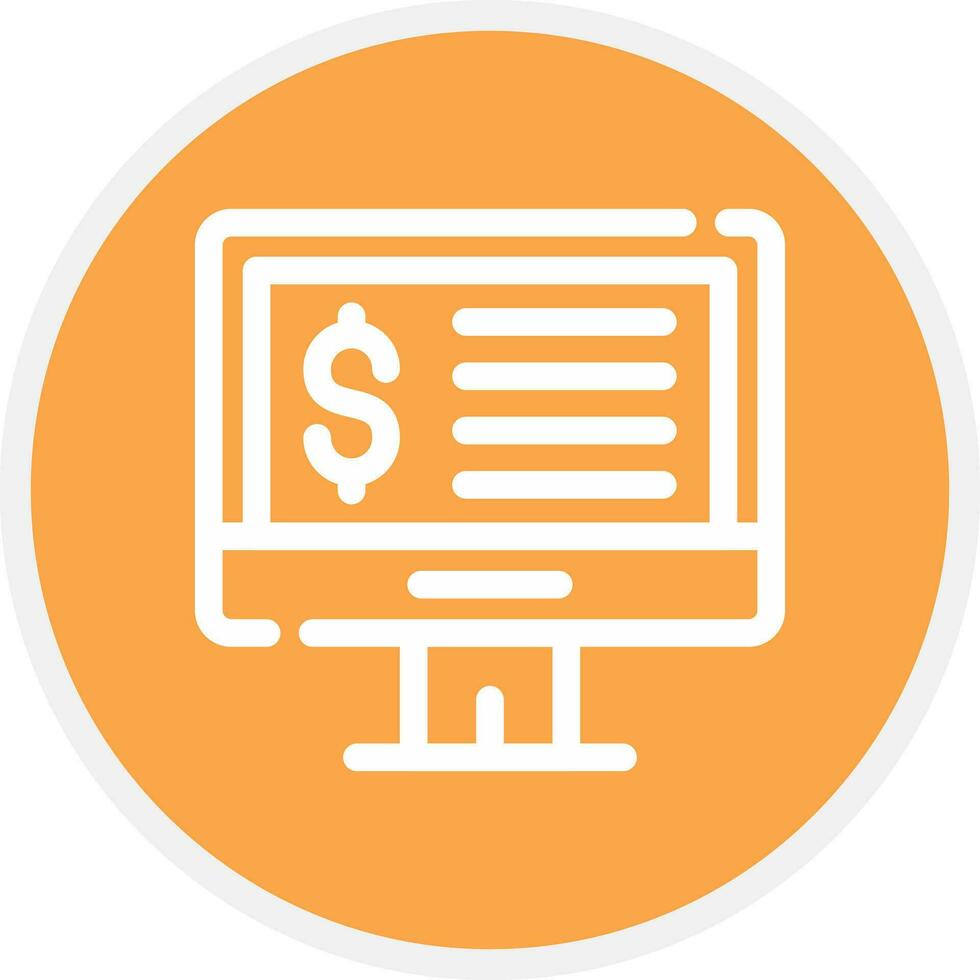 Online Donation Creative Icon Design vector