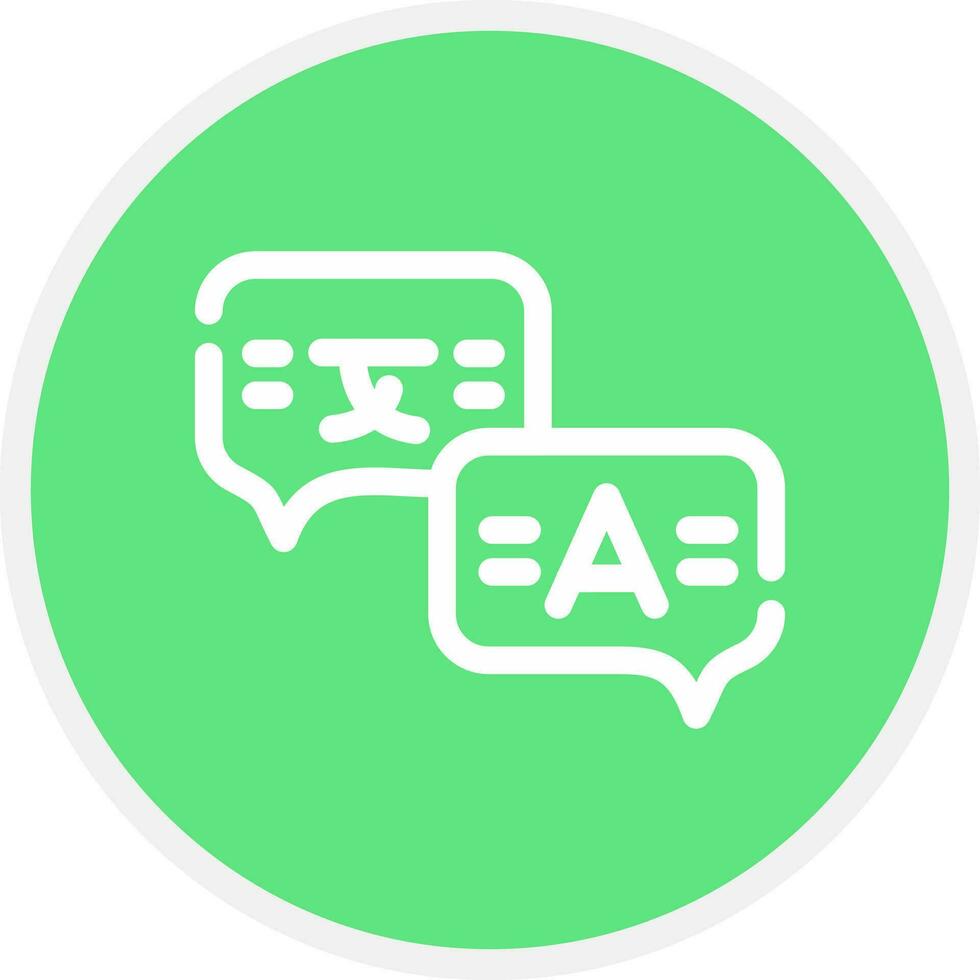 Language Creative Icon Design vector