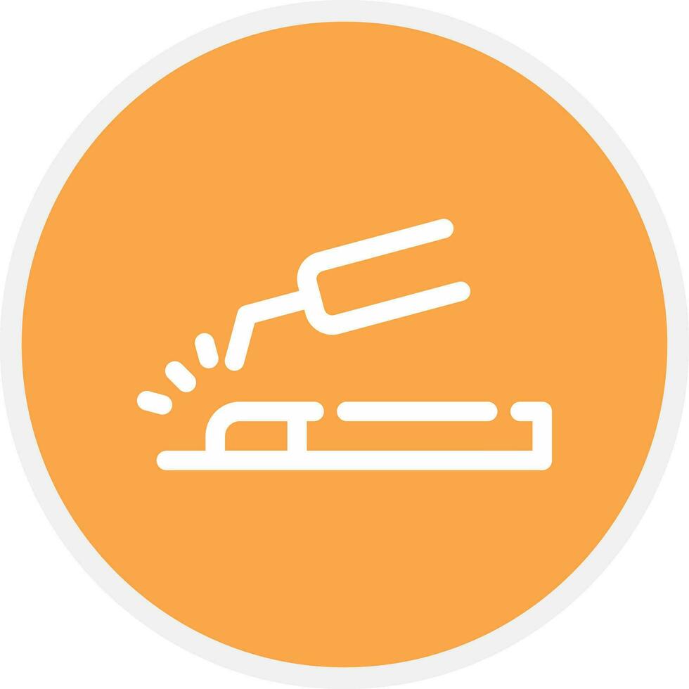 Welding Machine Creative Icon Design vector