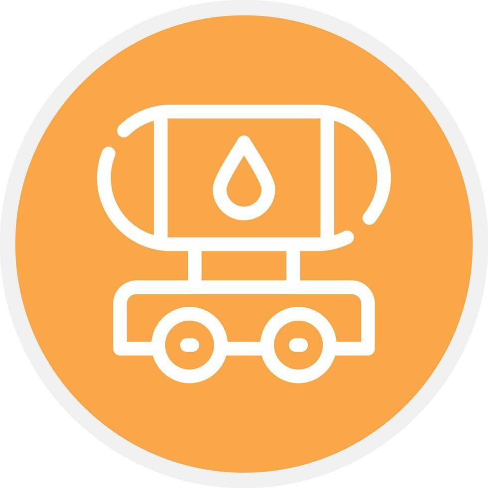 Tanker Creative Icon Design vector
