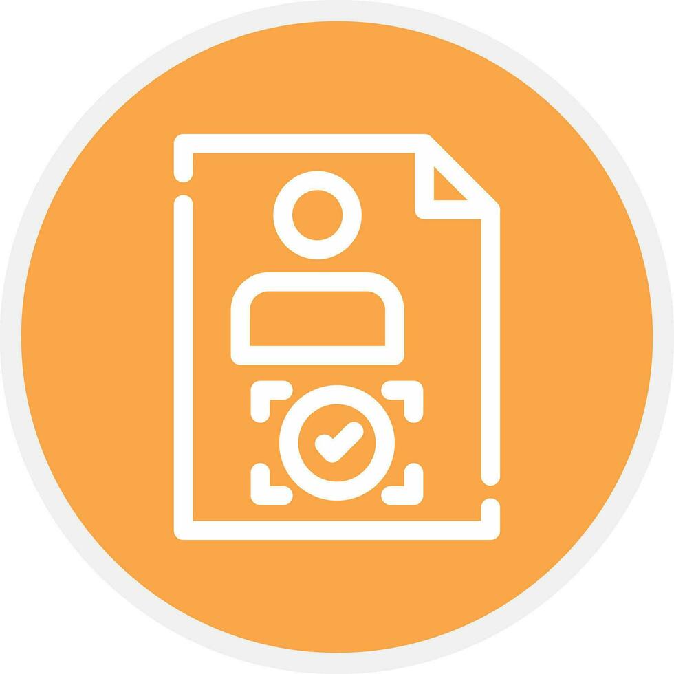 Approval Creative Icon Design vector