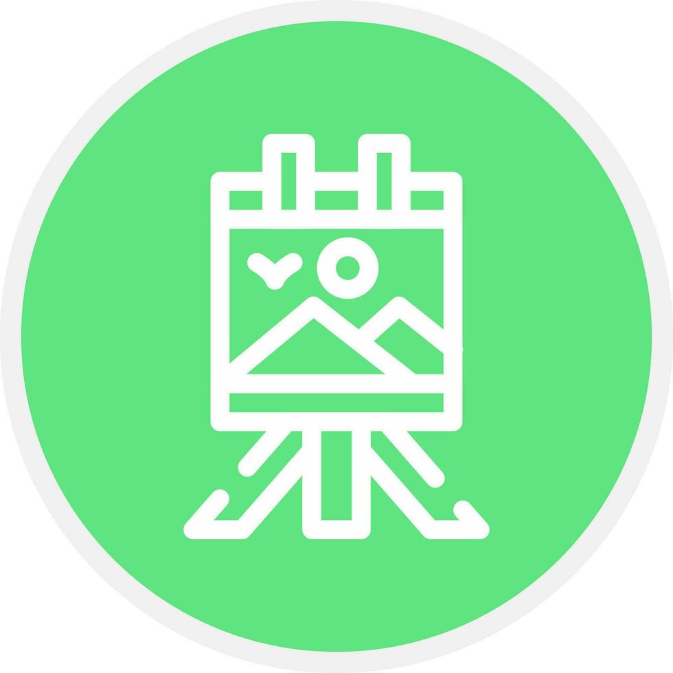 Canvas Creative Icon Design vector