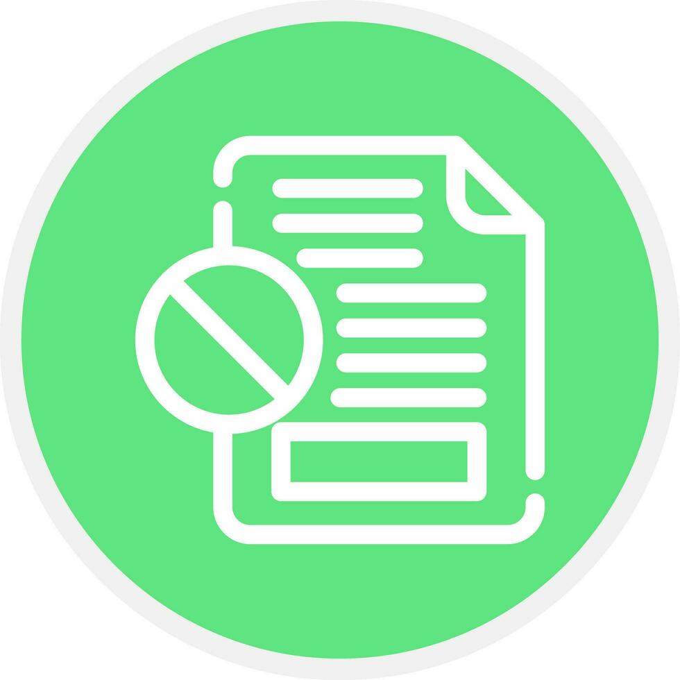 Cancelled Creative Icon Design vector