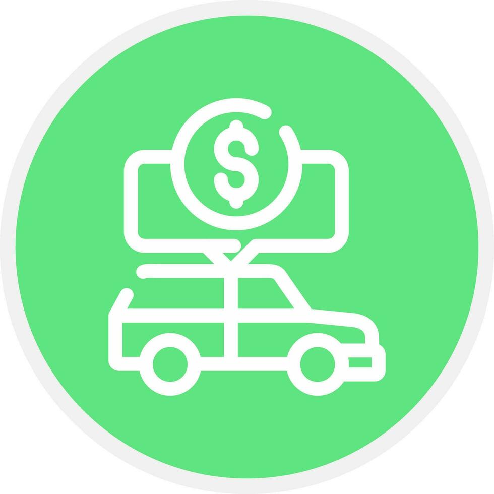 Fare Creative Icon Design vector