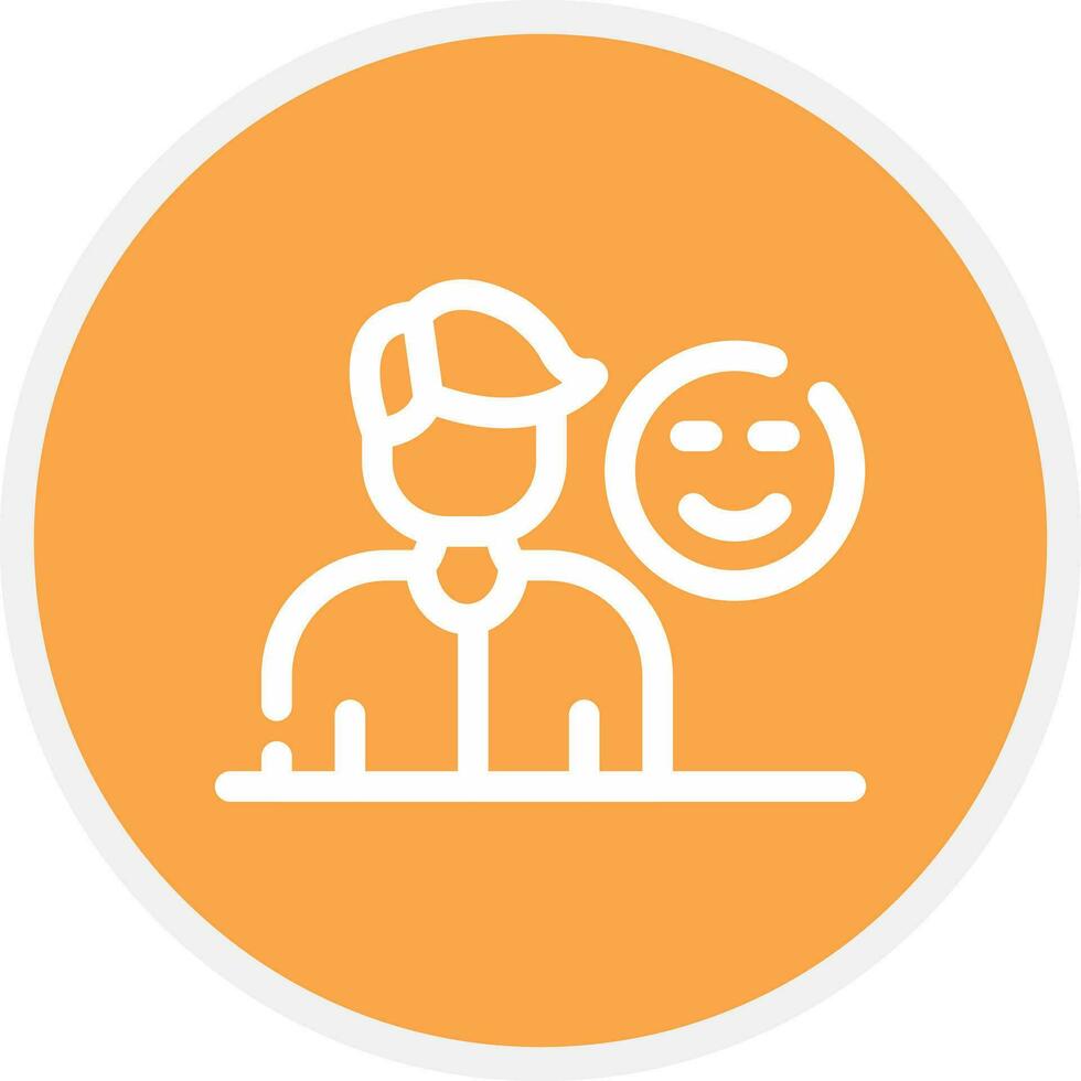 Customer Satisfaction Creative Icon Design vector