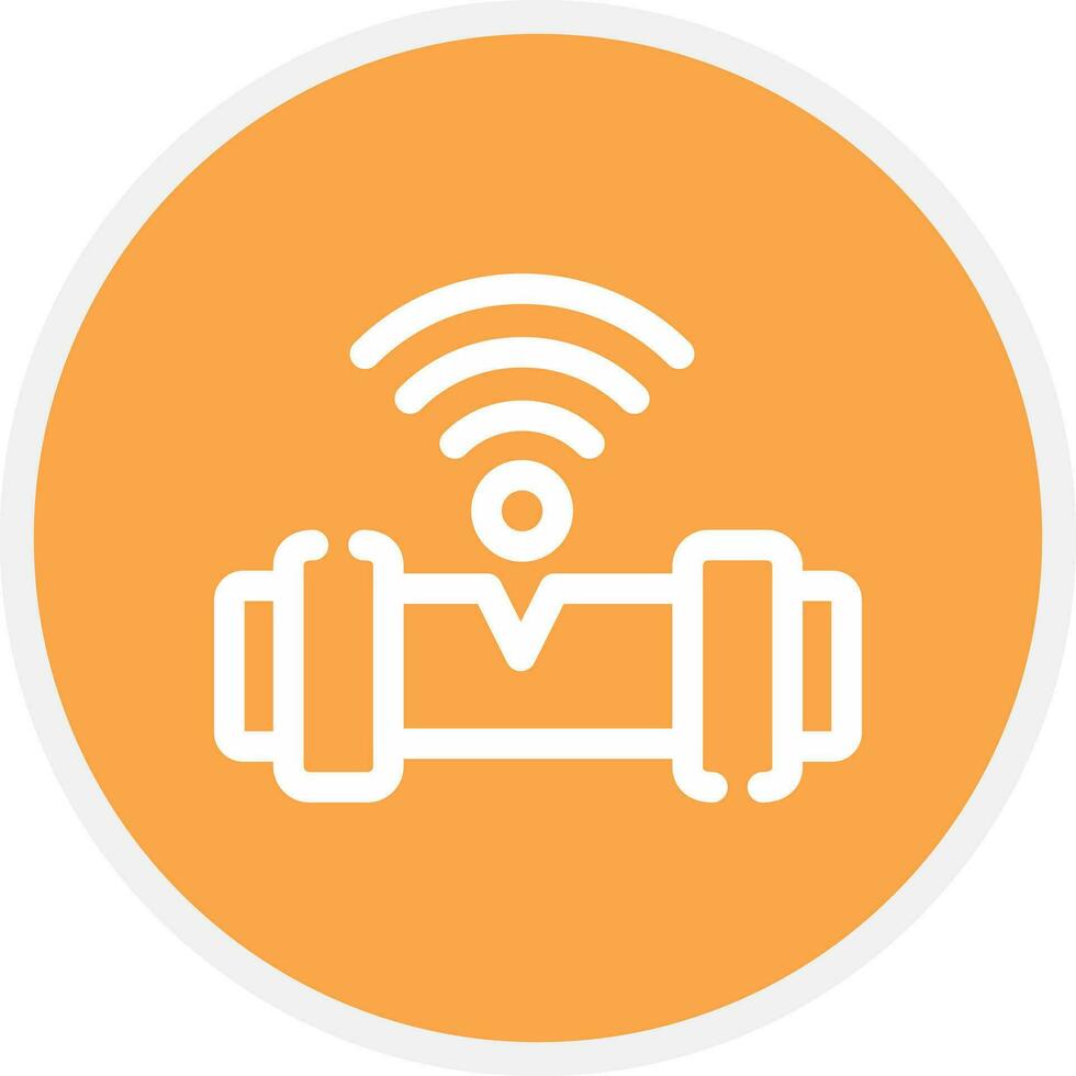 Leak Detector Creative Icon Design vector
