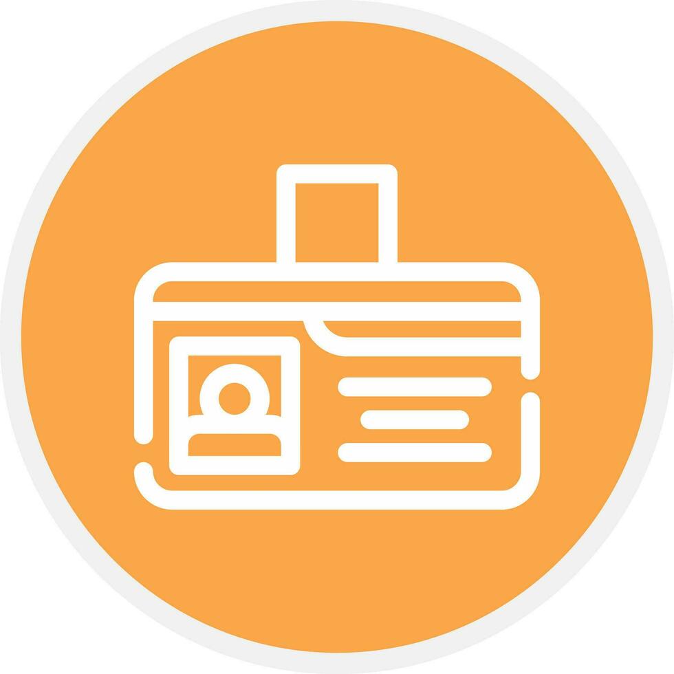 Identification Card Creative Icon Design vector