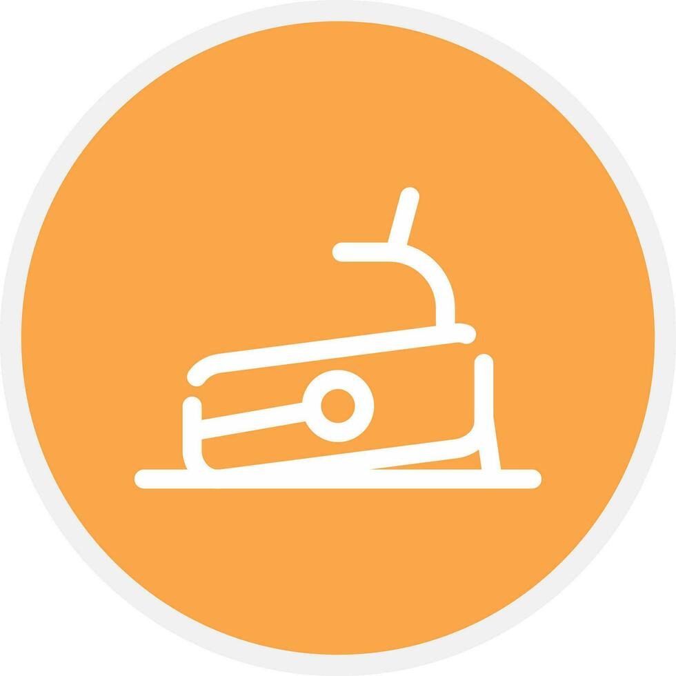 Treadmill Creative Icon Design vector