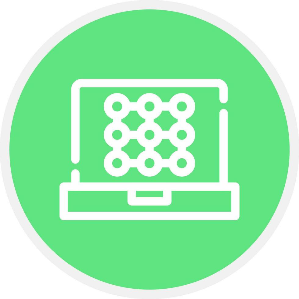 Pattern Recognition Creative Icon Design vector