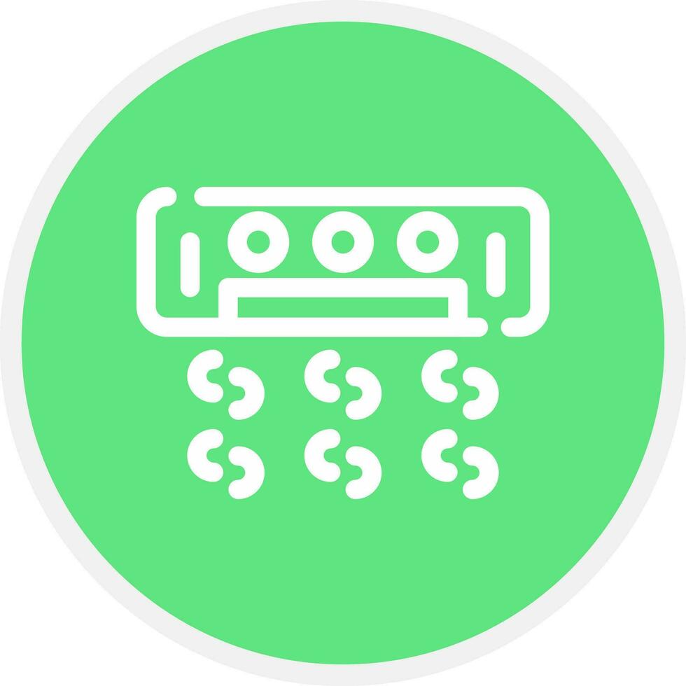 Air Conditioner Creative Icon Design vector