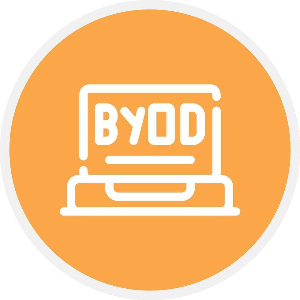 BYOD Tour Creative Icon Design vector