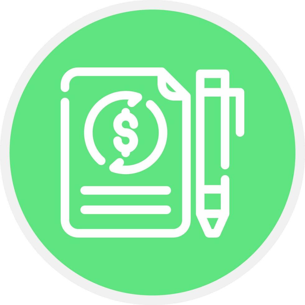 Convertible Note Creative Icon Design vector
