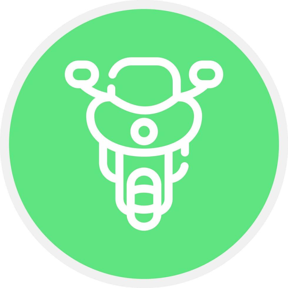 Motorbike Creative Icon Design vector