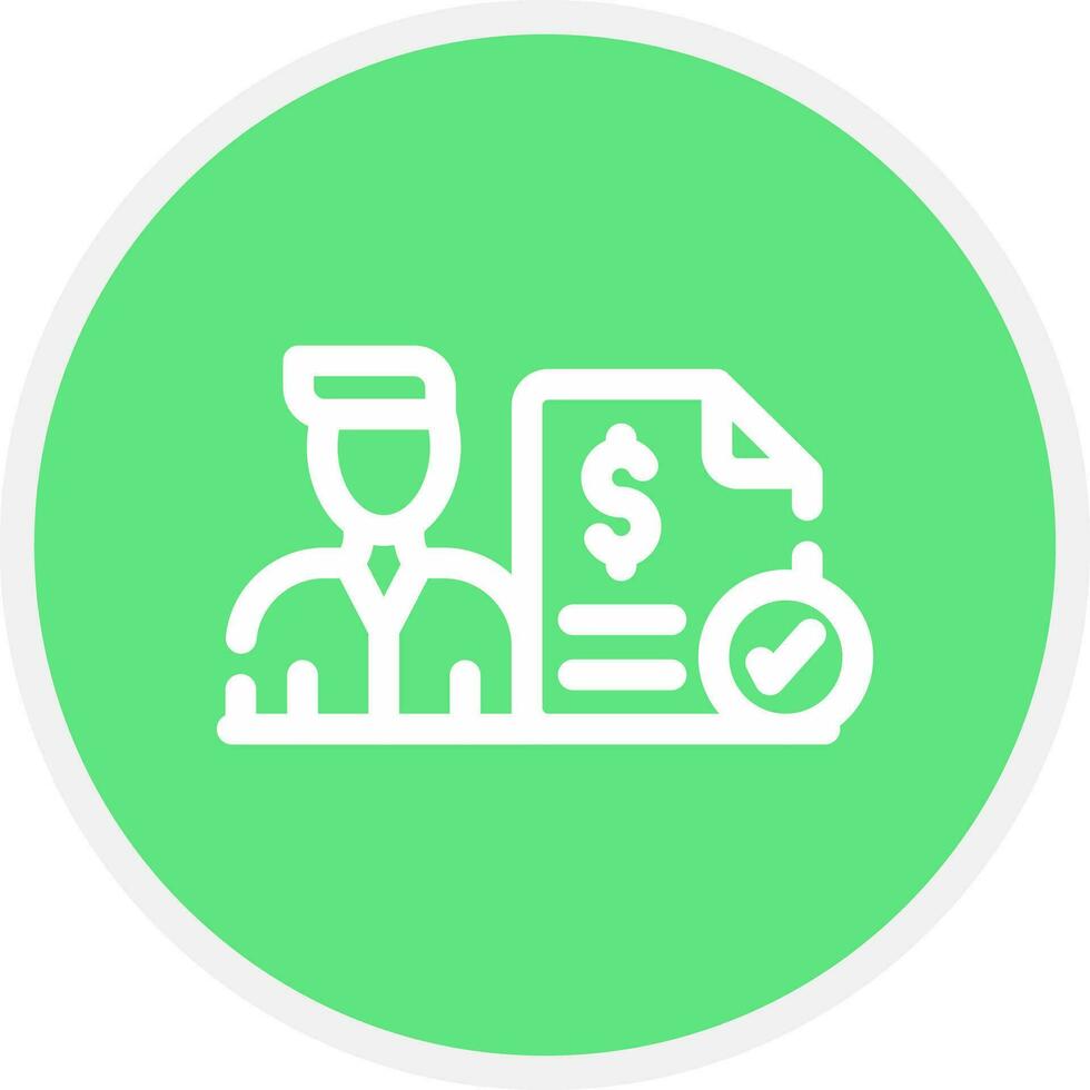 Dealer Invoice Creative Icon Design vector