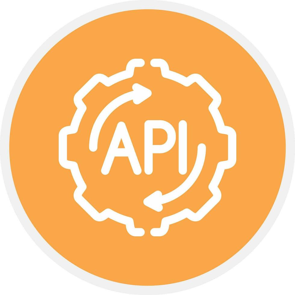 API Creative Icon Design vector